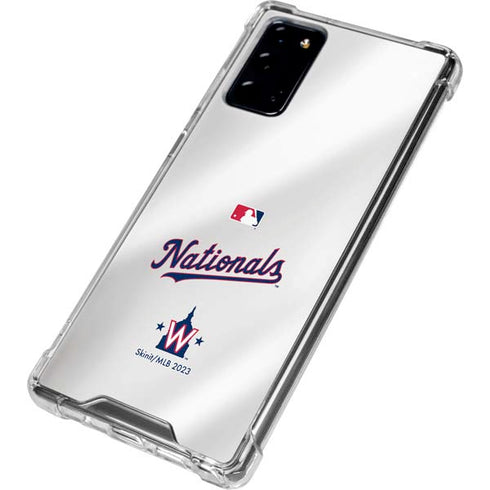 MLB Washington Nationals Home Jersey Galaxy Note20 5G Clear Case
