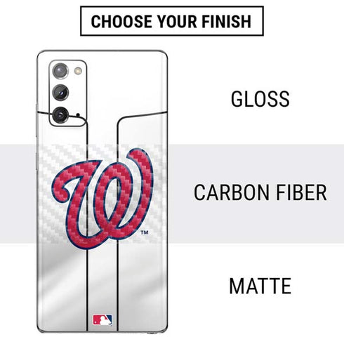 MLB Washington Nationals Home Jersey Galaxy Note20 5G Skin