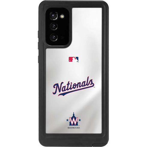 MLB Washington Nationals Home Jersey Galaxy Note20 5G Waterproof Case