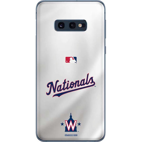 MLB Washington Nationals Home Jersey Galaxy S10e Skin