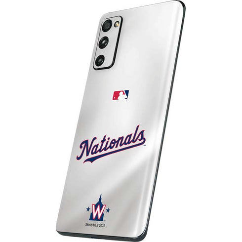 MLB Washington Nationals Home Jersey Galaxy S20 Fan Edition Skin