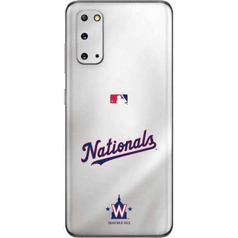 MLB Washington Nationals Home Jersey Galaxy S20 Skin