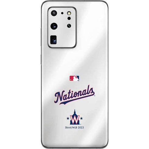 MLB Washington Nationals Home Jersey Galaxy S20 Ultra 5G Skin