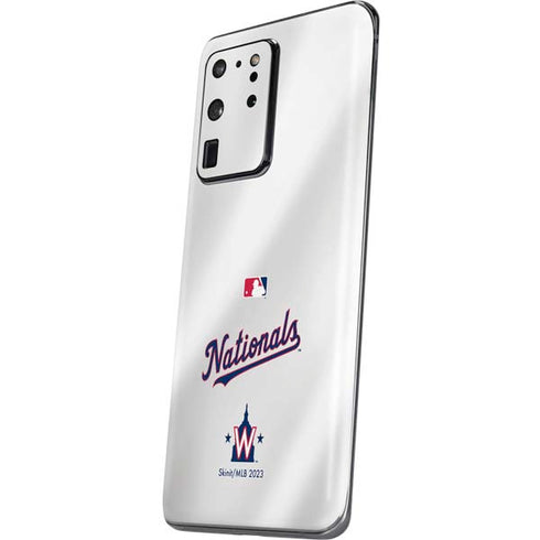 MLB Washington Nationals Home Jersey Galaxy S20 Ultra 5G Skin