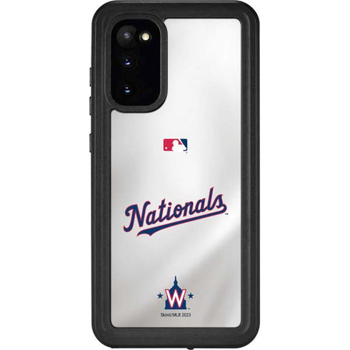 MLB Washington Nationals Home Jersey Galaxy S20 Waterproof Case