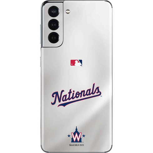 MLB Washington Nationals Home Jersey Galaxy S21 5G Skin