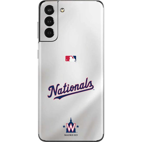 MLB Washington Nationals Home Jersey Galaxy S21 Plus 5G Skin