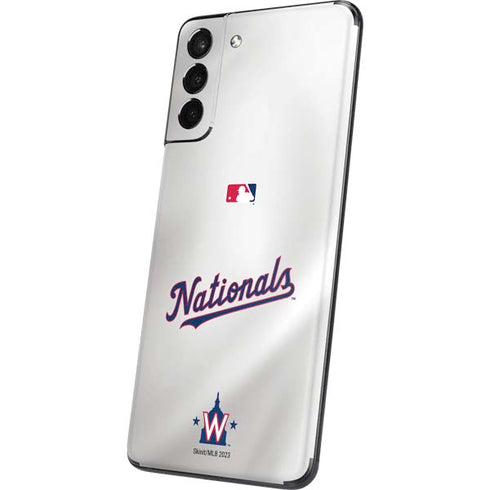 MLB Washington Nationals Home Jersey Galaxy S21 Plus 5G Skin