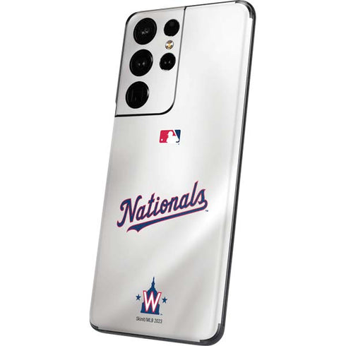 MLB Washington Nationals Home Jersey Galaxy S21 Ultra 5G Skin