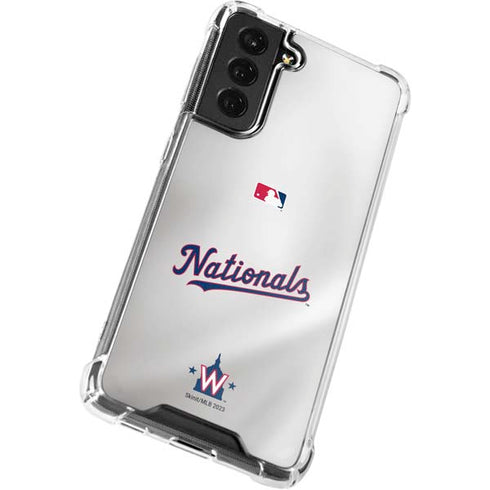 MLB Washington Nationals Home Jersey Galaxy S22 Clear Case