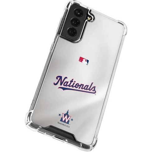 MLB Washington Nationals Home Jersey Galaxy S22 Plus Clear Case