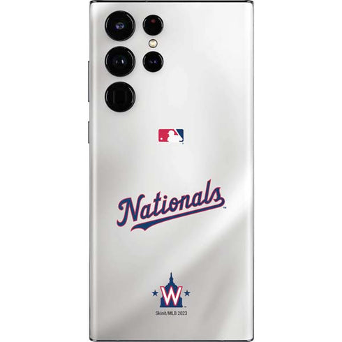 MLB Washington Nationals Home Jersey Galaxy S22 Ultra Skin
