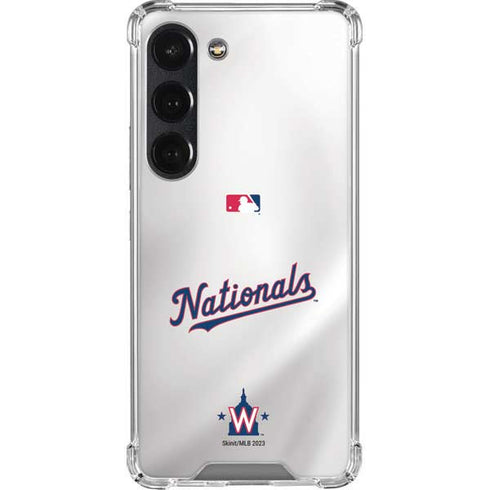 MLB Washington Nationals Home Jersey Galaxy S23 Clear Case