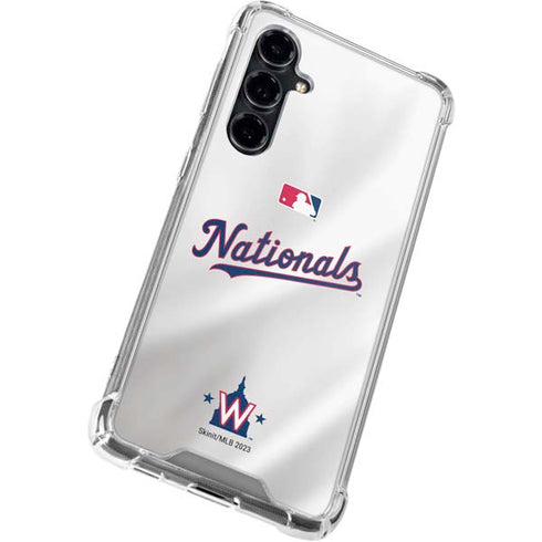 MLB Washington Nationals Home Jersey Galaxy S23 FE Clear Case