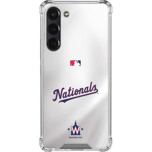 MLB Washington Nationals Home Jersey Galaxy S23 Plus Clear Case