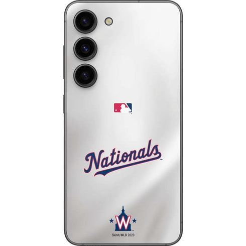 MLB Washington Nationals Home Jersey Galaxy S23 Skin