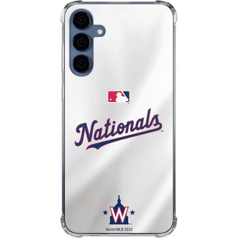 MLB Washington Nationals Home Jersey Galaxy S24 Clear Case