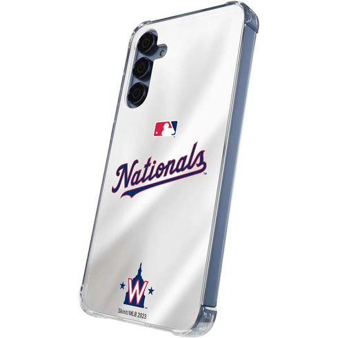 MLB Washington Nationals Home Jersey Galaxy S24 Clear Case