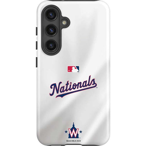 MLB Washington Nationals Home Jersey Galaxy S24 Impact Case