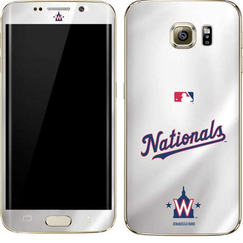 MLB Washington Nationals Home Jersey Galaxy S7 Edge Skin