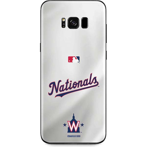 MLB Washington Nationals Home Jersey Galaxy S8 Plus Skin