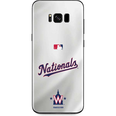 MLB Washington Nationals Home Jersey Galaxy S8 Skin