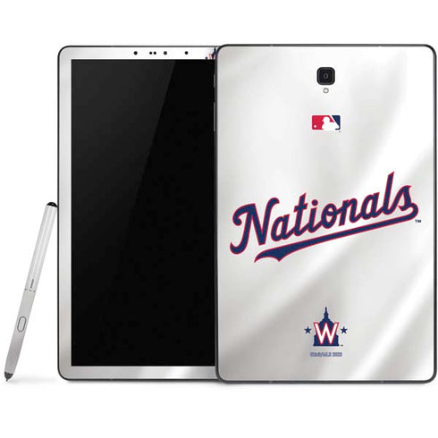 MLB Washington Nationals Home Jersey Samsung Galaxy Tab Skin