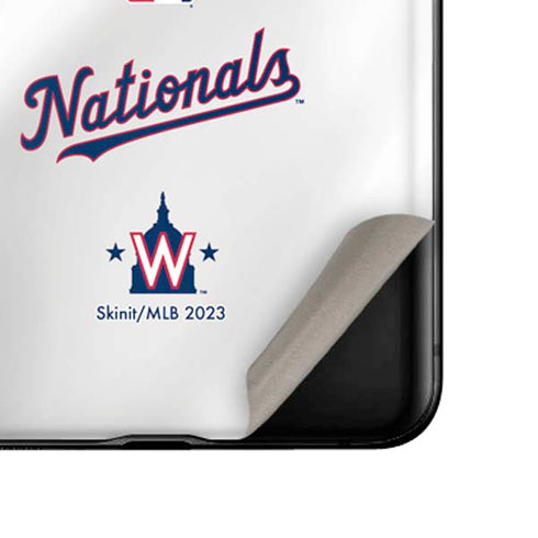 MLB Washington Nationals Home Jersey Galaxy Z Flip Skin