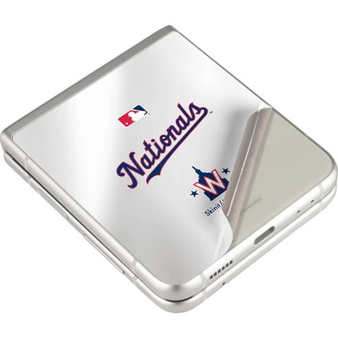 MLB Washington Nationals Home Jersey Galaxy Z Flip4 5G Skin