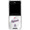 MLB Washington Nationals Home Jersey Galaxy Z Flip5 5G Clear Case