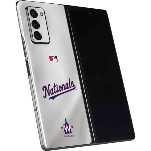 MLB Washington Nationals Home Jersey Galaxy Z Fold2 5G Skin