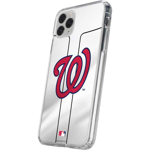 MLB Washington Nationals Home Jersey iPhone 11 Pro Clear Case