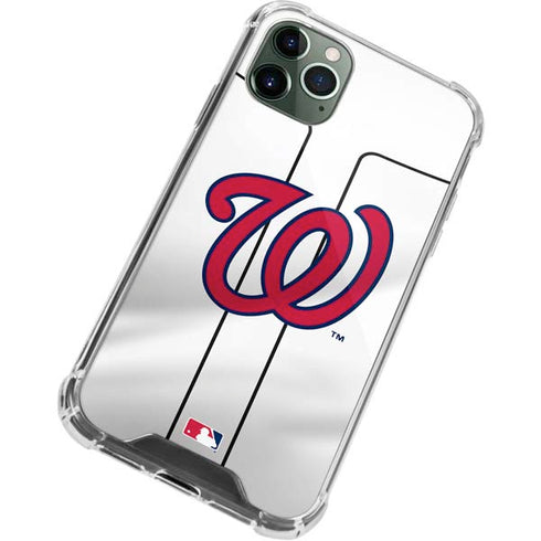 MLB Washington Nationals Home Jersey iPhone 11 Pro Max Clear Case