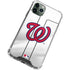 MLB Washington Nationals Home Jersey iPhone 11 Pro Max Clear Case