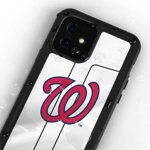 MLB Washington Nationals Home Jersey iPhone 12 Mini Waterproof Case