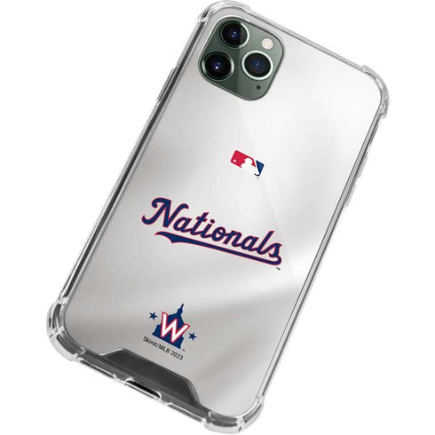 MLB Washington Nationals Home Jersey iPhone 12 Pro Clear Case
