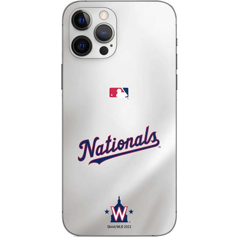 MLB Washington Nationals Home Jersey iPhone 12 Pro Skin