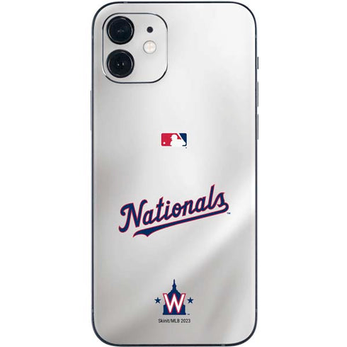 MLB Washington Nationals Home Jersey iPhone 12 Skin