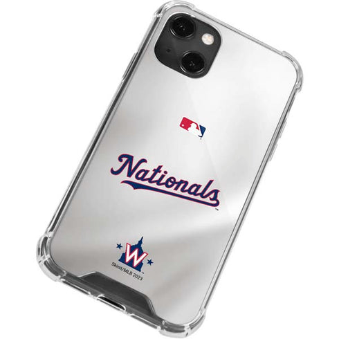 MLB Washington Nationals Home Jersey iPhone 13 Mini Clear Case