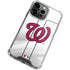MLB Washington Nationals Home Jersey iPhone 13 Pro Clear Case