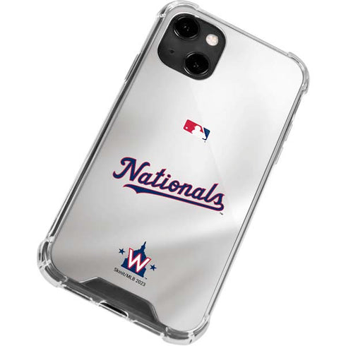 MLB Washington Nationals Home Jersey iPhone 14 Clear Case