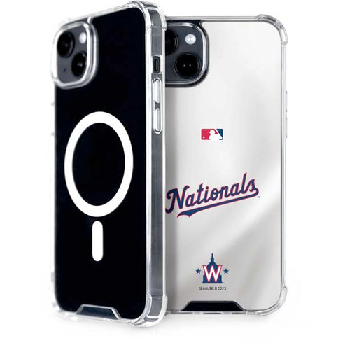 MLB Washington Nationals Home Jersey iPhone 15 Plus MagSafe Case