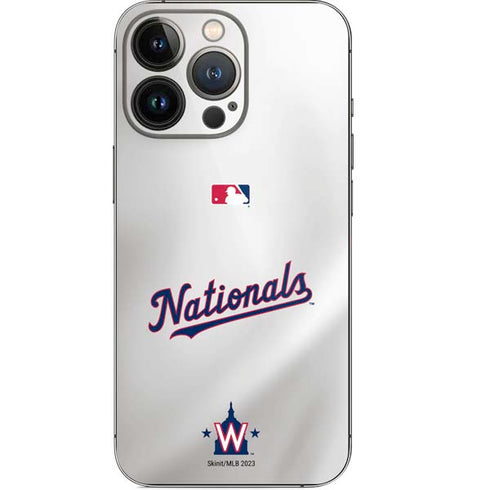 MLB Washington Nationals Home Jersey iPhone 14 Pro Skin