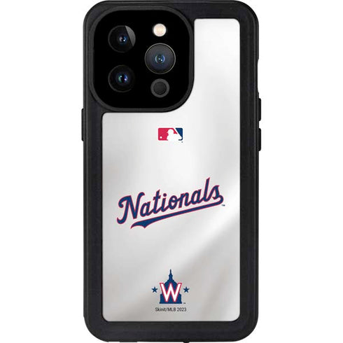 MLB Washington Nationals Home Jersey iPhone 14 Pro Waterproof Case