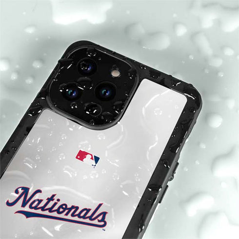 MLB Washington Nationals Home Jersey iPhone 14 Pro Waterproof Case