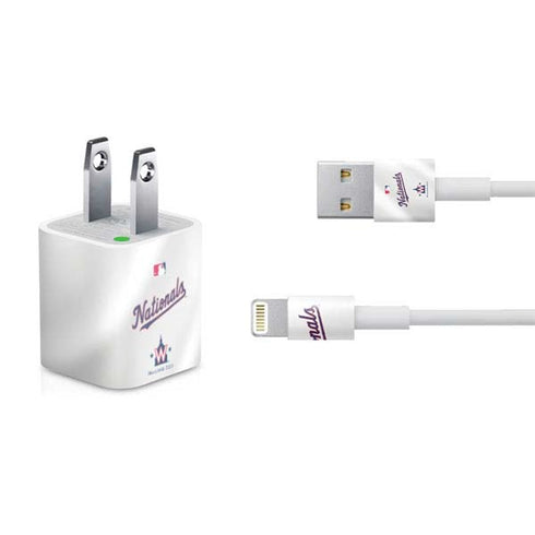MLB Washington Nationals Home Jersey iPhone Charger (5W USB) Skin