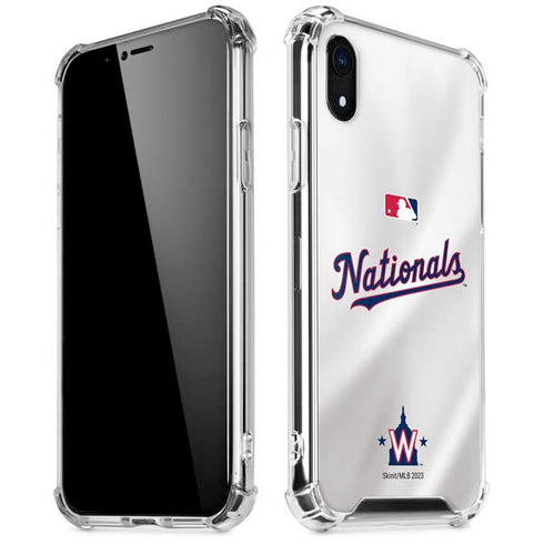 MLB Washington Nationals Home Jersey iPhone XR Clear Case