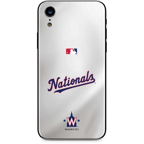 MLB Washington Nationals Home Jersey iPhone XR Skin
