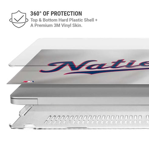 MLB Washington Nationals Home Jersey MacBook Air 15in (2023-2025) Case plus Skin