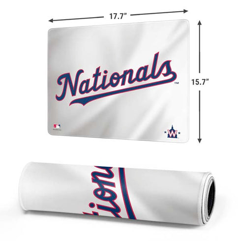 MLB Washington Nationals Home Jersey Gaming Mouse Pad